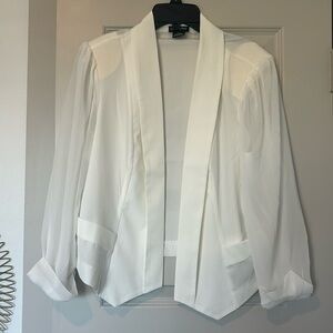 City Chic White Cardigan